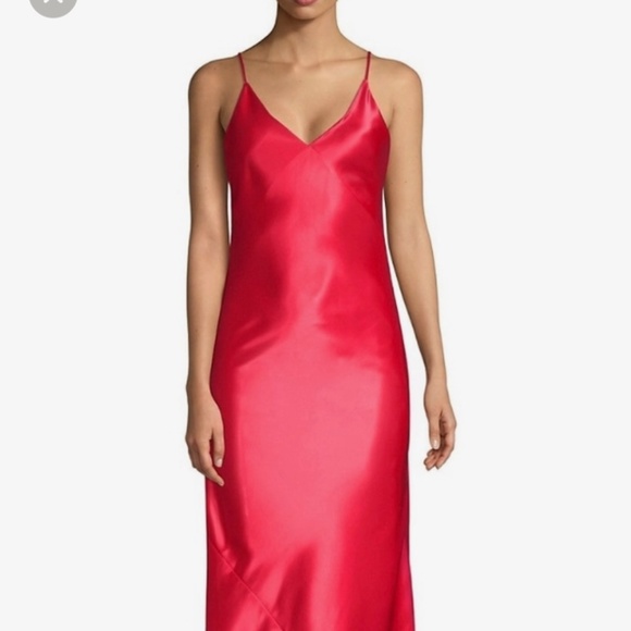 Jason Wu gown maxi dress  long dress size 6 NWT Red/Pink - Picture 3 of 9